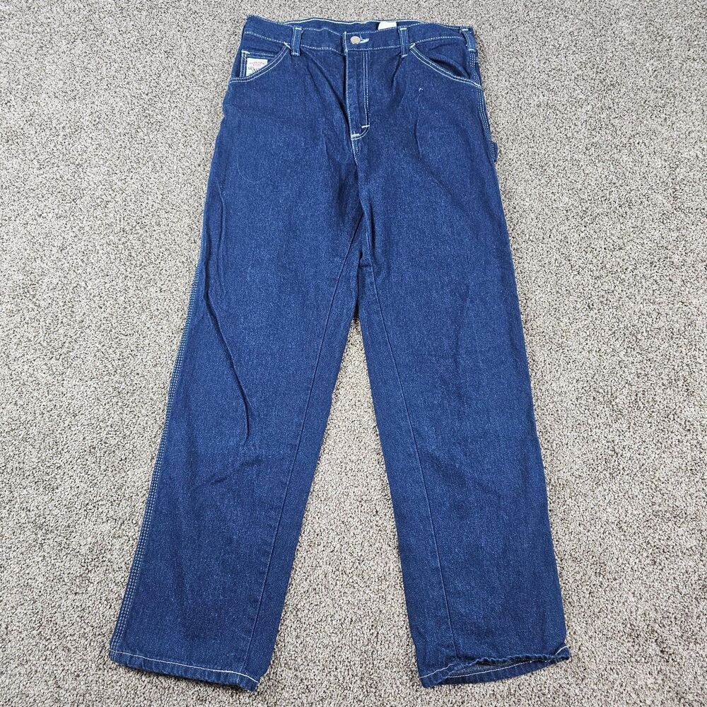 Vintage Pointer Brand Jeans Size 8M 30x29 Blue Denim Y2K Carpenter Utility Work